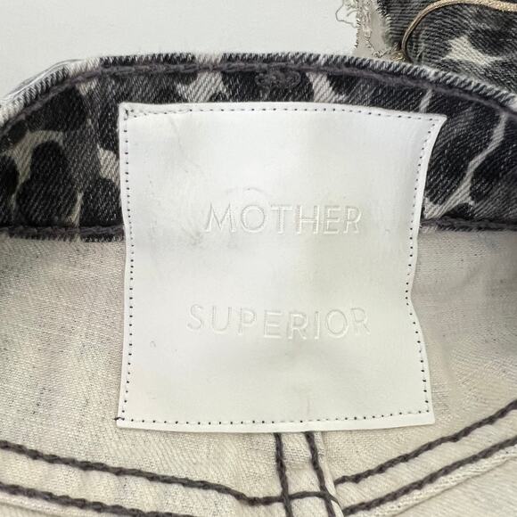 MOTHER Superior Animal Print Mini Skirt The Vagabond Size 24 - Picture 11 of 15